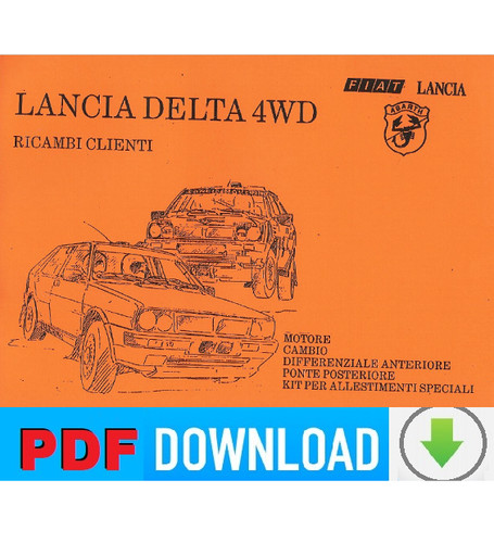 Lancia delta 4wd catalogo - delta,